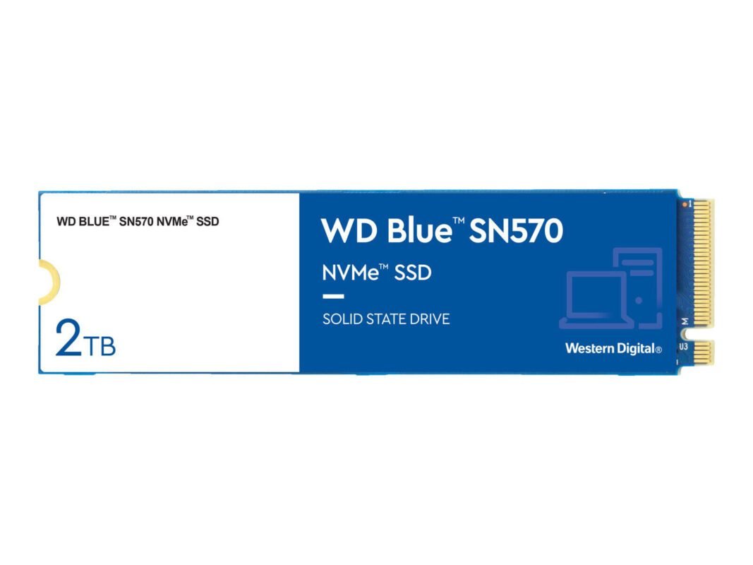 احصل على محرك الأقراص 2 تيرابايت WD Blue SN570 M.2 NVMe SSD بتخفيض بنسبة 65٪