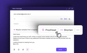 Proton Mail بمساعد كتابة يعمل بالذكاء الاصطناعي يركز على الخصوصية